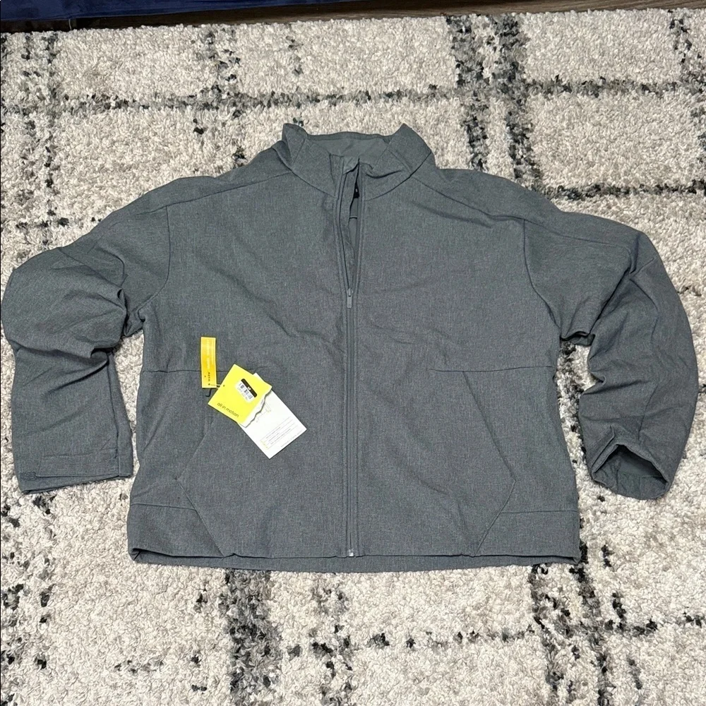Men's Softshell Fleece Gray Jacket
